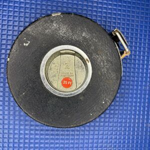 Vintage Stabila 25 Ft Surveyor Measuring Tape Made Germany Tool Reel